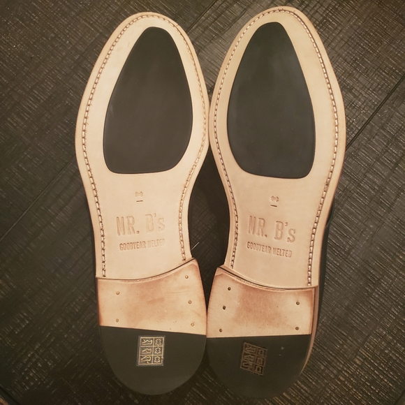 Mr B's navy blue lace dress shoe - Picture 3 of 5